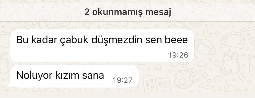 İki yeni mesaj