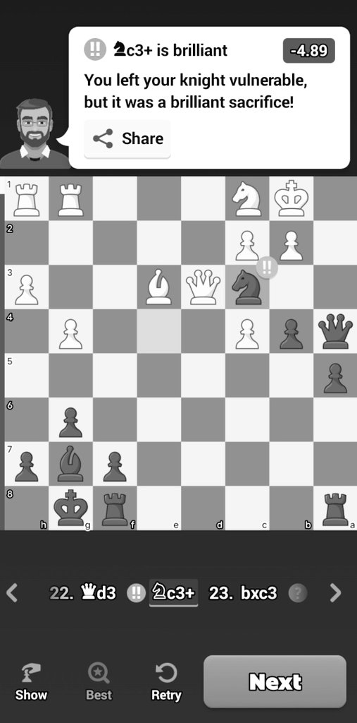 2 brilliants in a game ...
#Chess