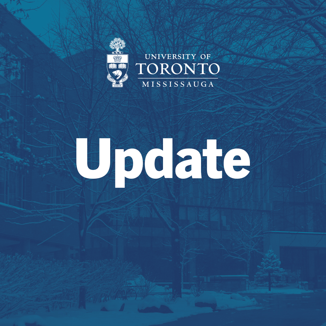 #UTM remains open Wednesday, Feb. 18 and continuing to monitor weather conditions throughout the day.

Updates on any impacts to #UTM campus operations will be shared on our social channels and on the campus status page: utm.utoronto.ca/campus-status