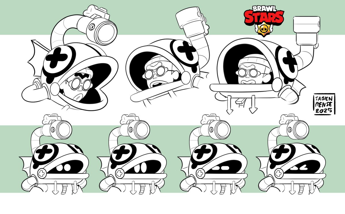 🐟Brawl Stars 😱
Behold the misunderstood prince of the abyss: Glowbert✨
(Art direction : Fernanda Oliveira) #Brawlstarsart #characterdesign