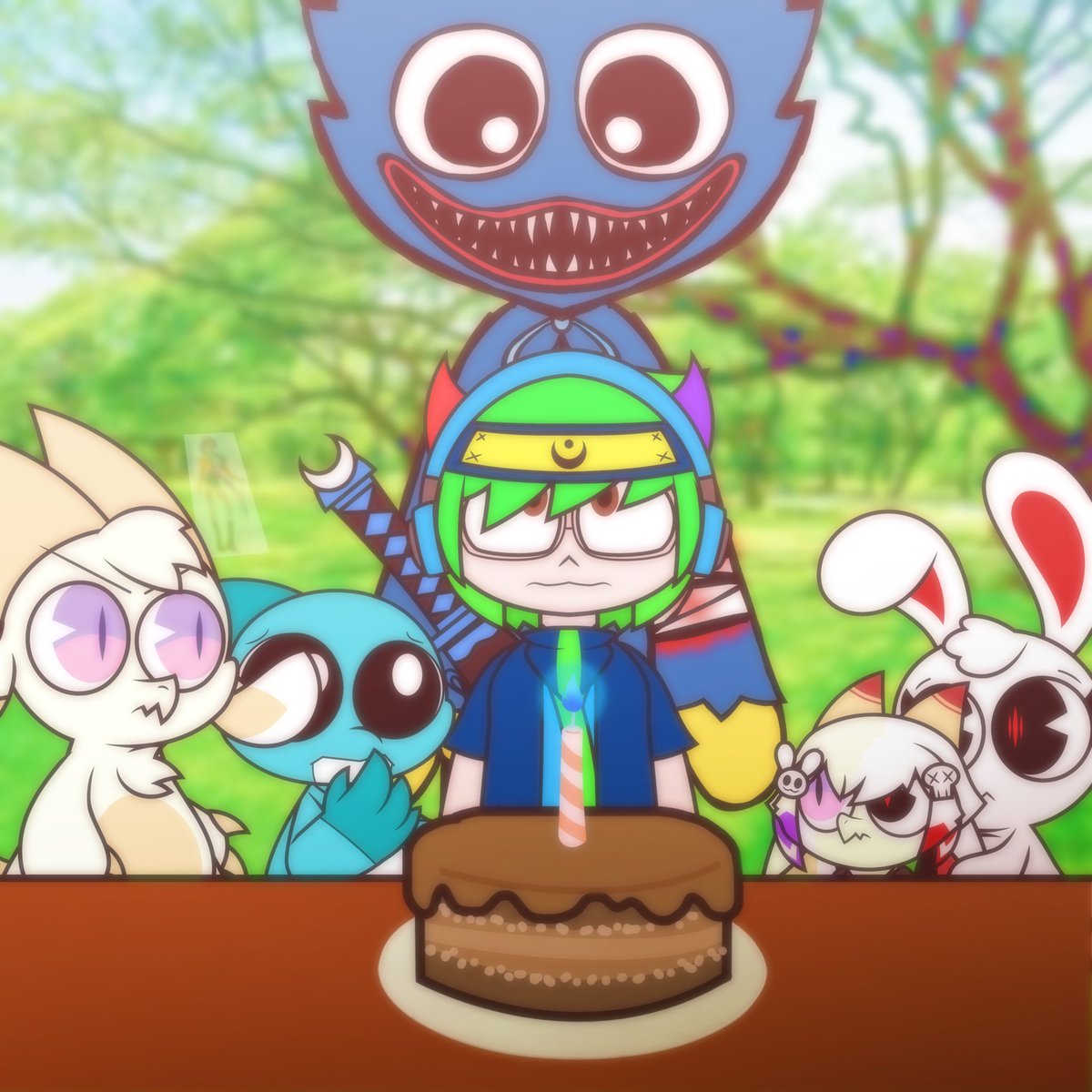 The Released of Broken things...and my birthday...i guess
(February 18)

#PoppyPlaytimeChapter5 #huggywuggy #PoppyPlaytime #maggiemako #SmilingCritters #chiknnuggit #Fwenchfwy #Iscream