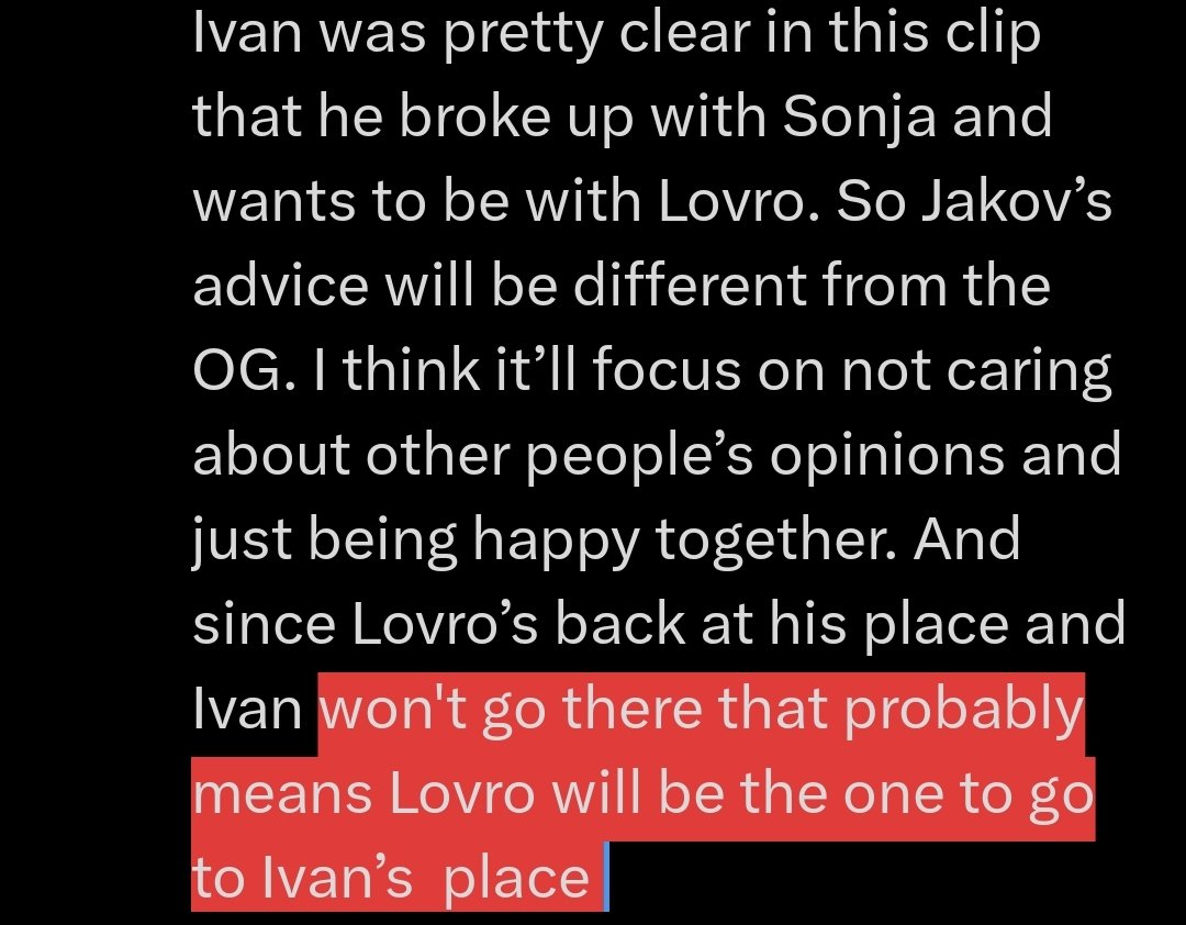 More thoughts. I’d be really happy if this happens. If Lovro goes to Ivan’s place and not vice versa it would mean he’s accepted everything: his sexuality, his feelings for Ivan and that he’s no longer worried about what other people think #sramhr