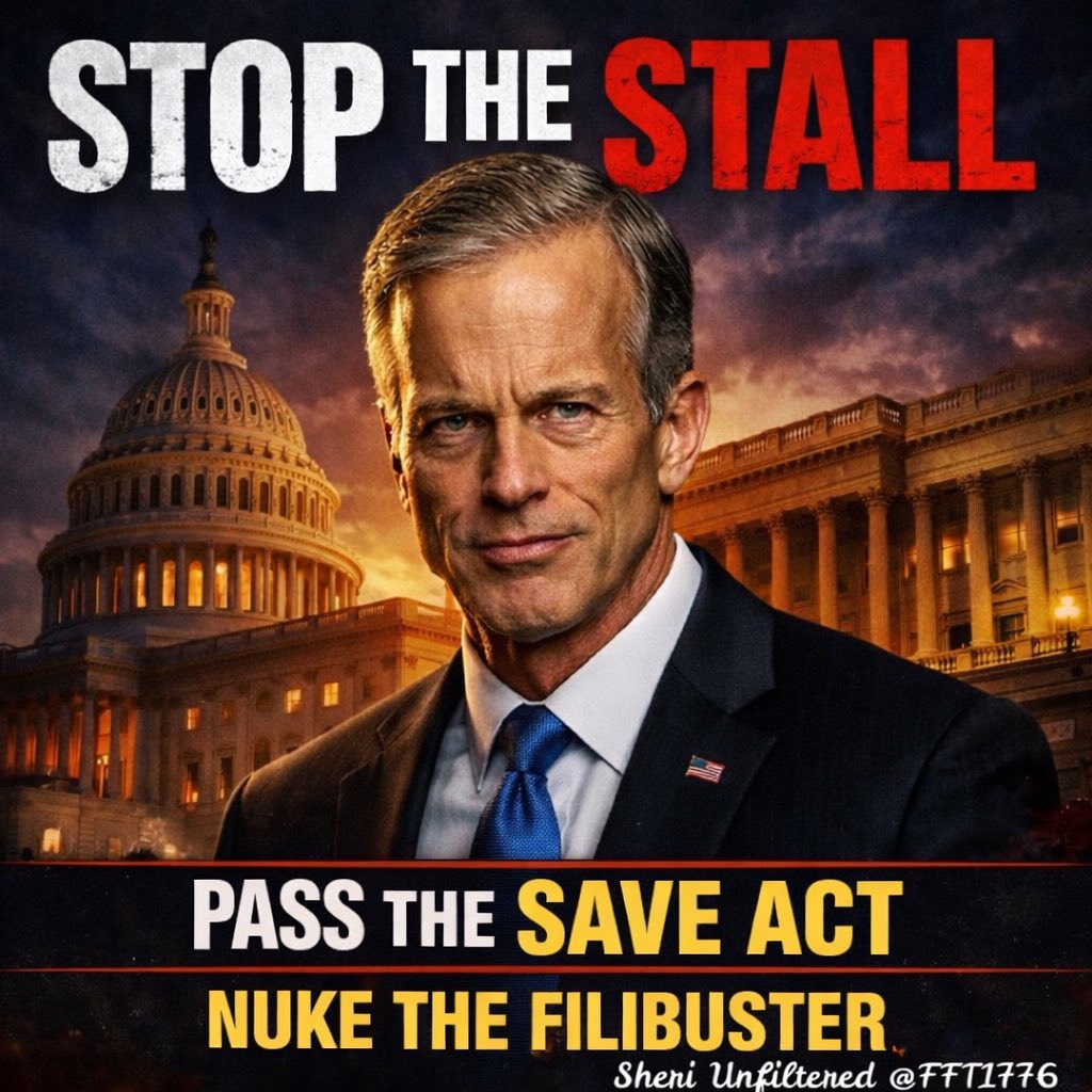 🚨Leader THUNE - STOP Gaslighting America!

Nuke the Filibuster!

In what reality are 80% of the population ignored?

Thune is tagged!
Be LOUDER than I am!  Go!👇🏻