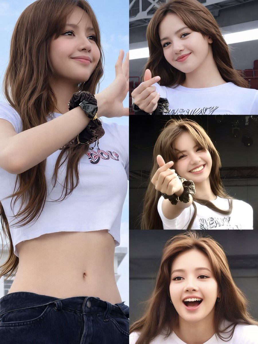 Bangless Lisa always ate