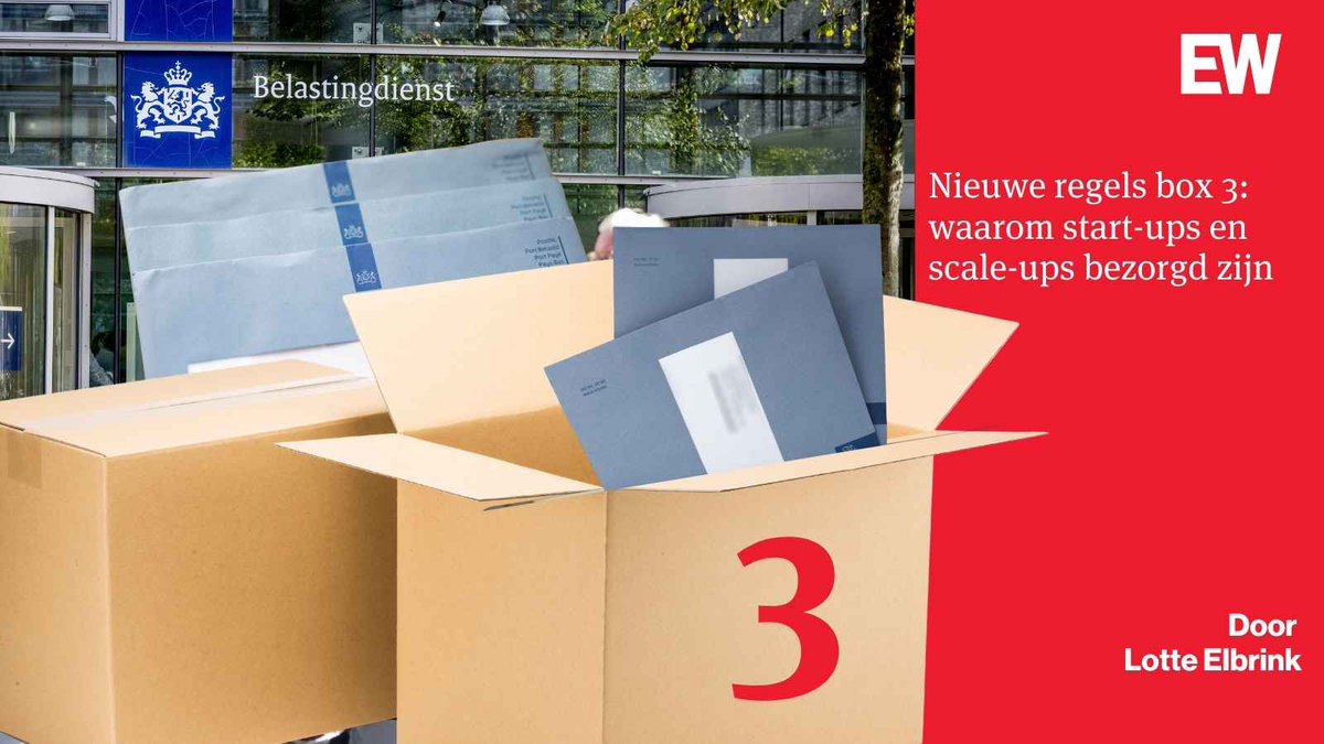 ewmagazinenl's tweet photo. Start-ups en scale-ups zijn ongerust over de nieuwe regels bij box 3. ‘Mijn investeerder belde om te vragen of ik niet uit Nederland moet vertrekken.’

https://t.co/tGT0tySZgd https://t.co/I5mcinD8Nf