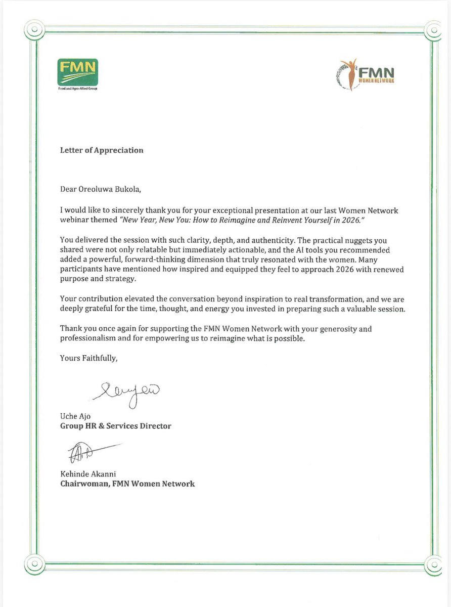 Oreoluwa Bukola, CFA. tweet media