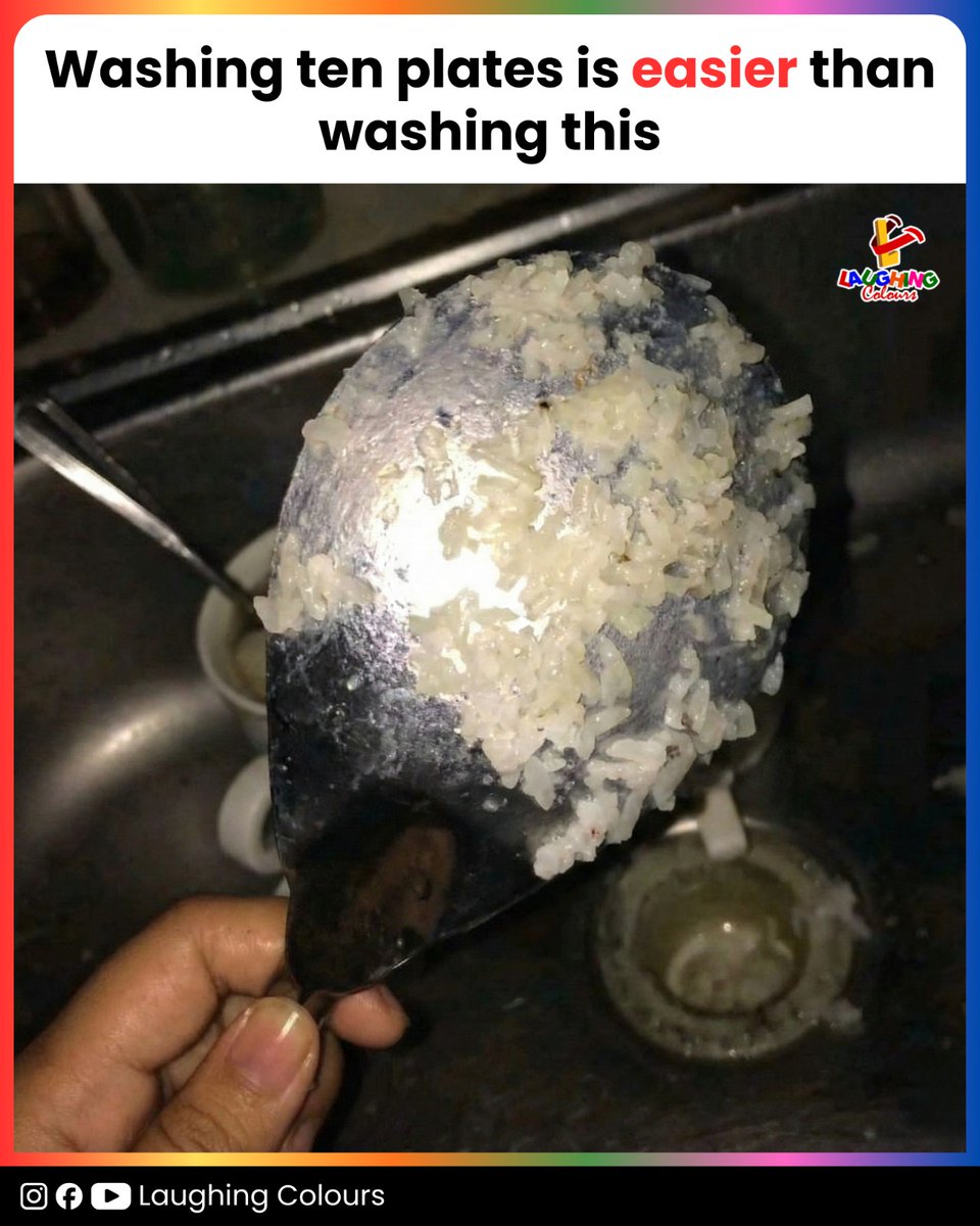 LaughingColours's tweet image. Rice on karchi struggle 😩

#Relatable #KitchenLife #DesiProblems