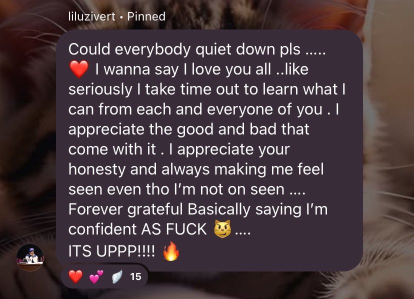 Lil Uzi claims “it’s up” and that’s he’s feeling “confident” 

Expect a surprise project from him any day now