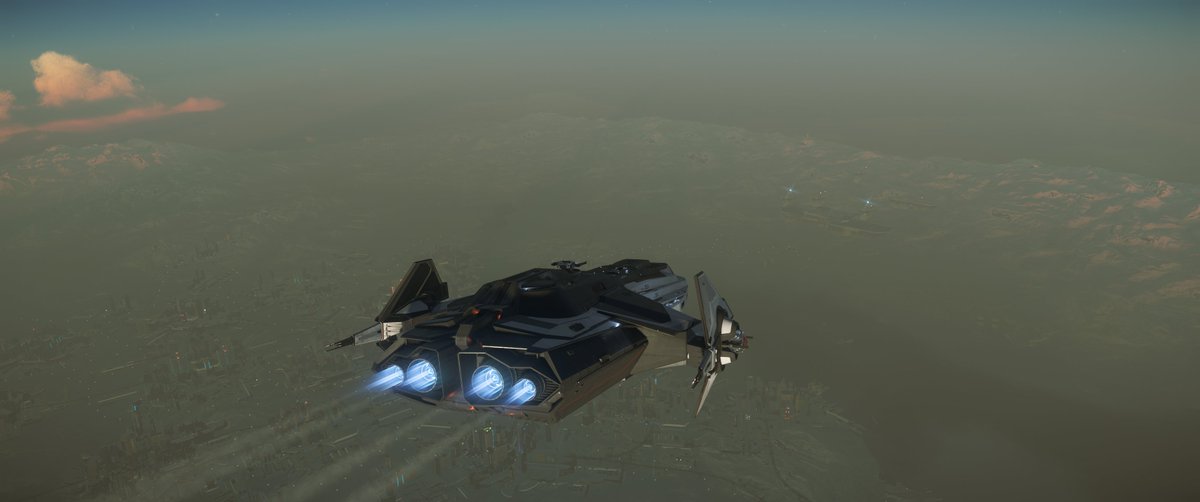 Carrack on approach #StarCitizen