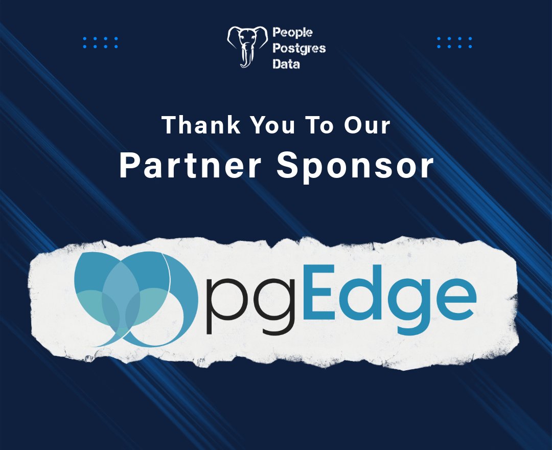 PostgresConf tweet media