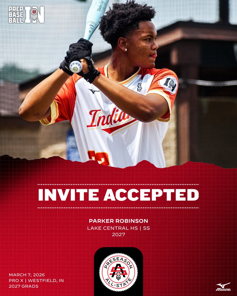 PrepBaseballIN's tweet photo. 𝗣𝗥𝗘𝗦𝗘𝗔𝗦𝗢𝗡 𝗔𝗟𝗟-𝗦𝗧𝗔𝗧𝗘 𝗨𝗣𝗣𝗘𝗥𝗖𝗟𝗔𝗦𝗦✨

The #13 player in the ‘27 class, @ParkerRobi2027 is 𝙡𝙤𝙘𝙠𝙚𝙙 𝙞𝙣 for #INPAS26 on March 7th💪

6’4” 205 — future gamer in ‘25, committed to @OU_Baseball in December 🔴👏

𝘙𝘌𝘘𝘜𝘌𝘚𝘛👇

🔗https://t.co/GIzTCYWth5 https://t.co/9TrZLqmQzT