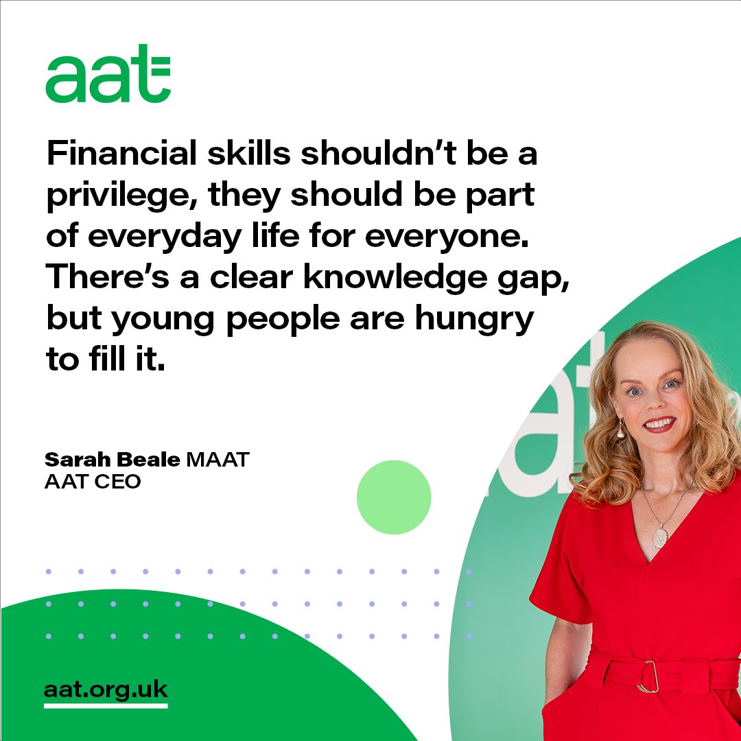 YourAAT's tweet photo. Our new research reveals a clear financial knowledge gap among 16–25-year-olds in the UK.

🟢 60% have already faced financial difficulties
🟢 28% turn to social media for financial advice

Read more ⤵️ 
https://t.co/wX5DFOIDmd

#FinancialEducation #FinancialLiteracy #AAT https://t.co/jyFZ9UVJN8