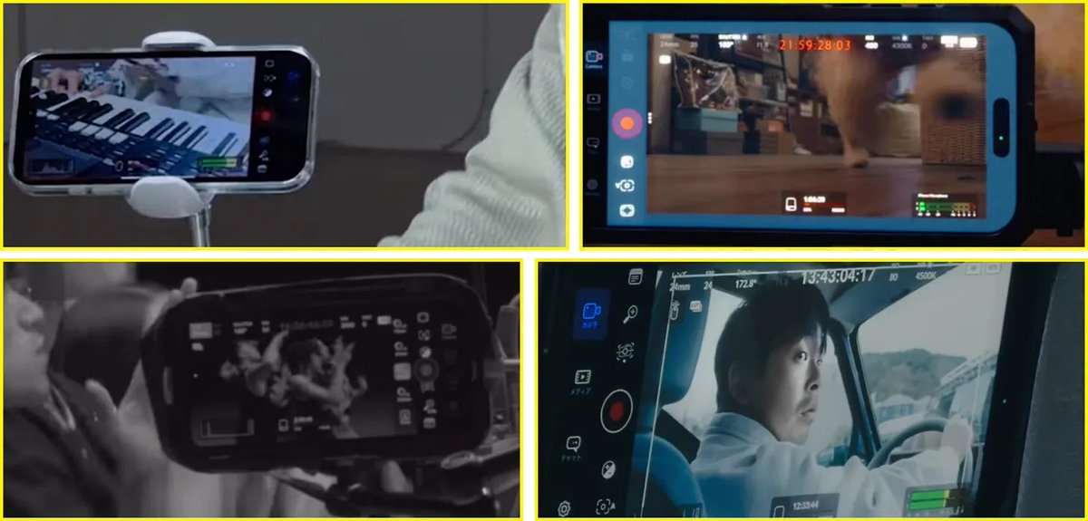 milkkarten's tweet photo. if you've ever wondered why apple's "shot on iphone" videos look so good, i noticed they are often shooting through the blackmagic camera app not their own camera app... https://t.co/Ssb1wUtrdl