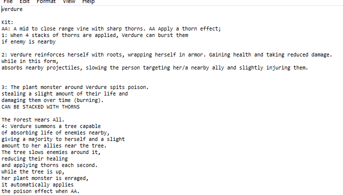 Poison ivy inspired ''Verdure'' deadlock concept