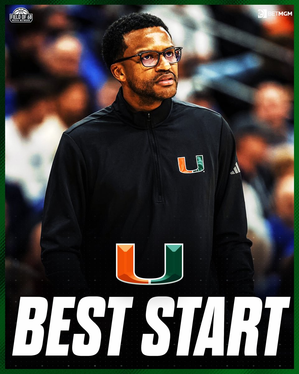 Jai Lucas has completely flipped Miami.

From 7-24 last season to 21-5 in Year 1.

Already the MOST wins by a first-year head coach in program history 🔥