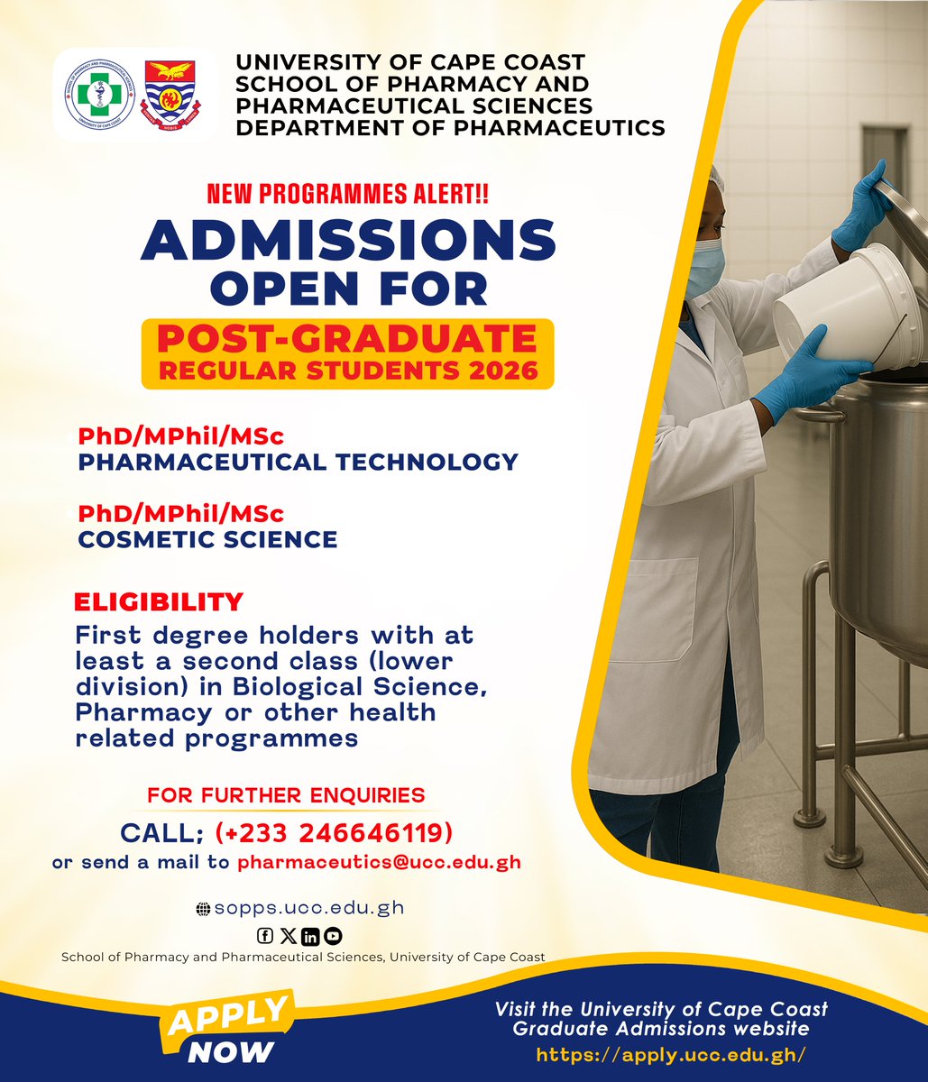 School of Pharmacy & Pharmaceutical Sciences UCC tweet media