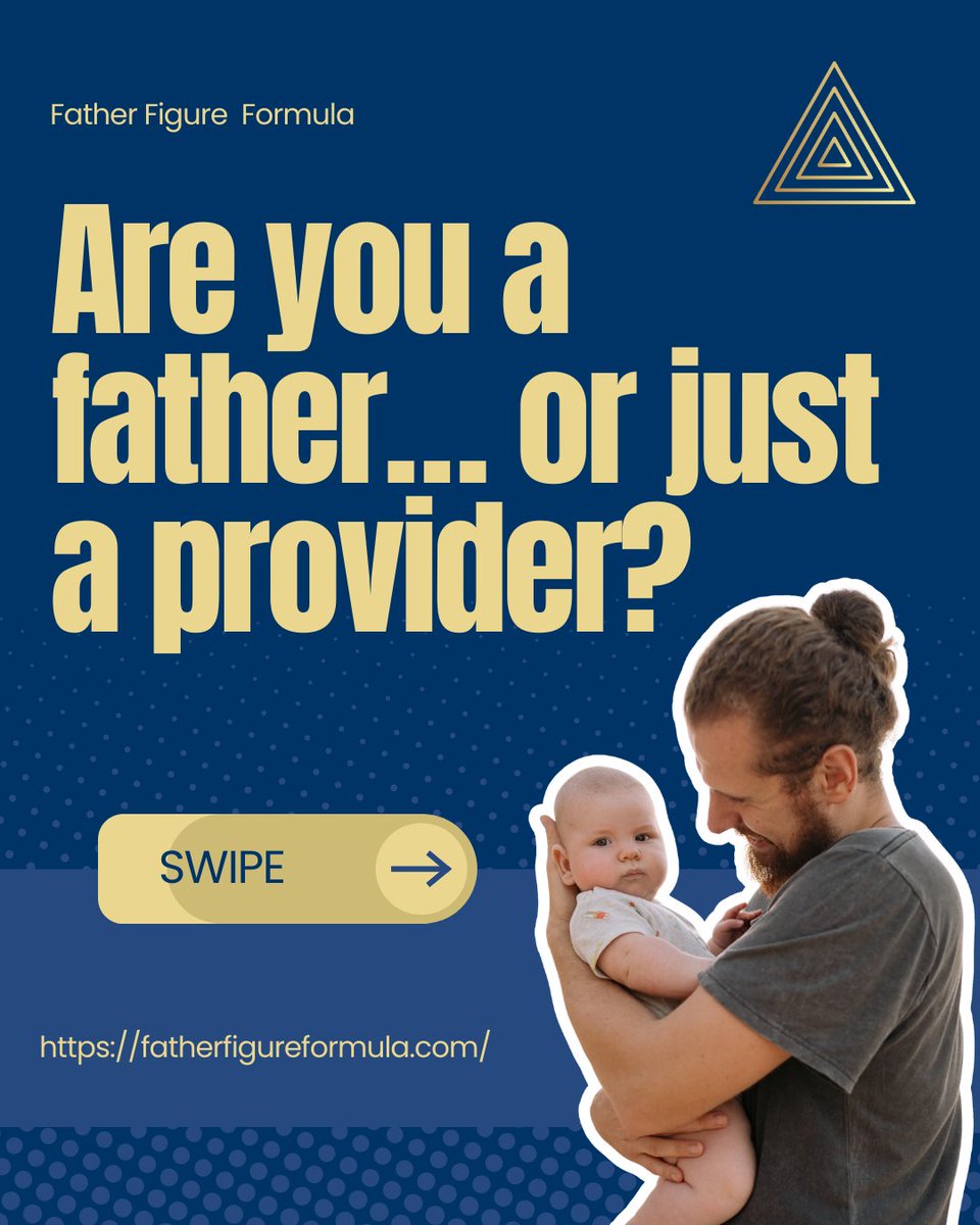 FatherFFormula's tweet image. Are you a father… or just a provider? 👀

Your kids don’t spell love S-U-C-C-E-S-S.
 They spell it T-I-M-E. ⏳❤️

Real fathers build legacy through presence.

Stop being “too busy.”
 Start creating moments that matter. 👨‍👧‍👦🔥

#Fatherhood #DadLife #PresentDad #FamilyFirst
