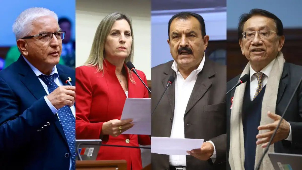 TVEShn's tweet image. #tvesteinforma | Cuatro legisladores compiten por la Presidencia de Perú tras destitución de José Jerí.

#tves #noticias