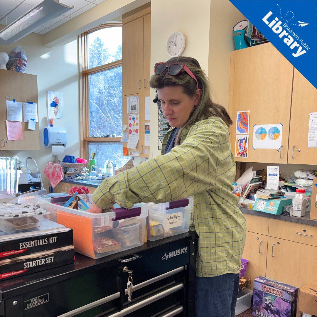 Volunteer at your Library! We’re looking for community members to join our team in these open positions: Adopt-A-Shelf Volunteer, Shelving Volunteer, Teen Kitchen Table Assistant Volunteer. Contact Volunteer Coordinator Kate Adams: kadams@bozeman.net, (406)582-2435.