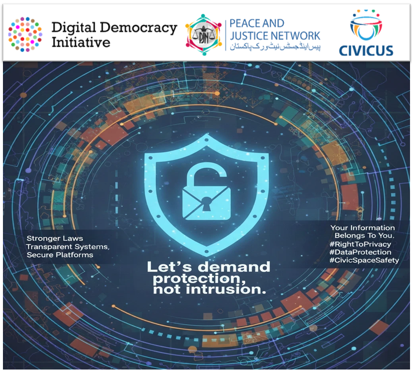 PJNPakistan's tweet image. We need stronger laws, transparent systems, and secure platforms that truly protect personal data.

Digital privacy is the foundation of digital freedom. 

Let’s stand for protection, not intrusion.

#RightToPrivacy #DataProtection #CivicSpaceSafety