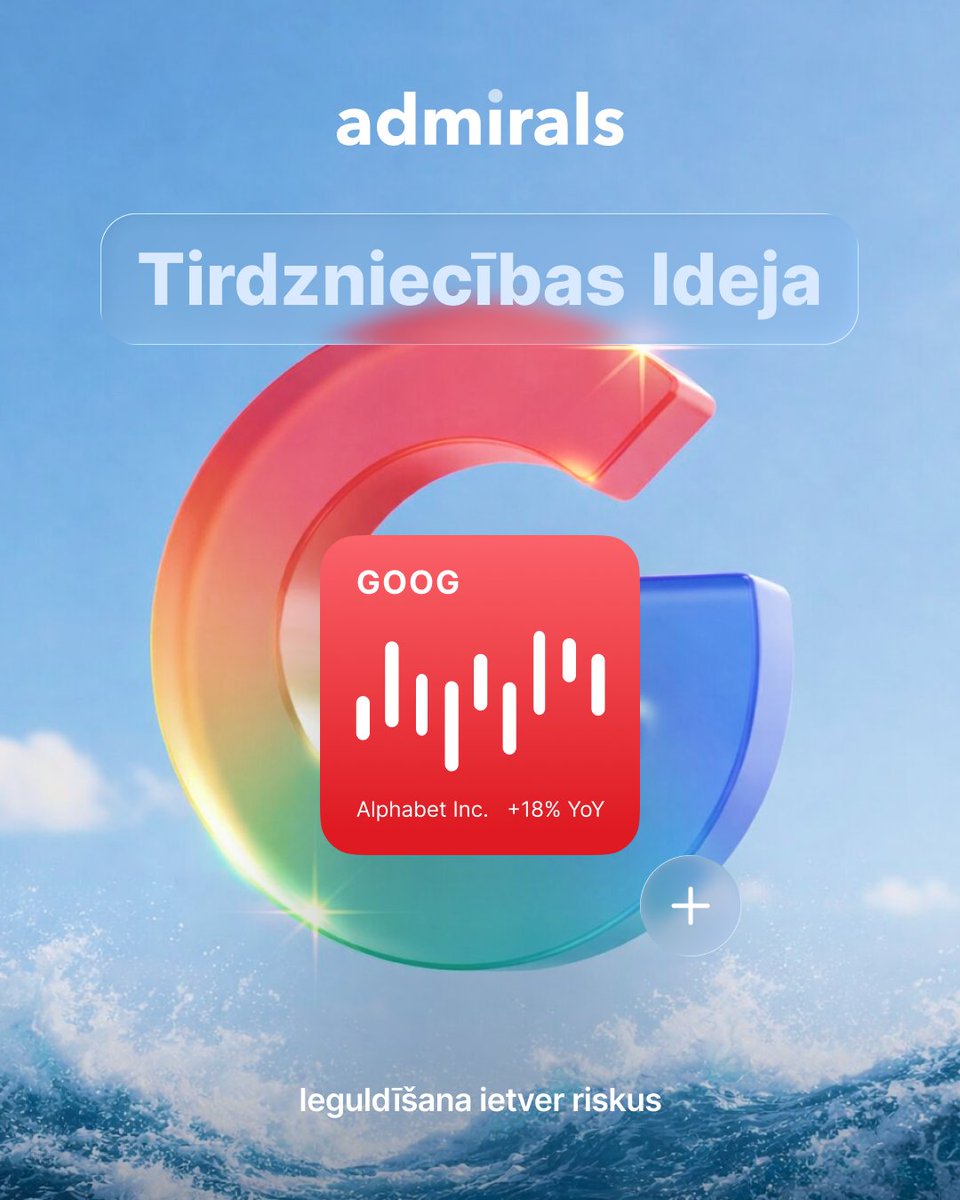 Alphabet (NASDAQ: GOOG) ziņoja par spēcīgiem 2025. gada 4. ceturkšņa rezultātiem, pārspējot gaidas gan peļņas, gan ieņēmumu ziņā:

• EPS: 2,82 USD salīdzinājumā ar prognozētajiem 2,63 USD ✅
• Ieņēmumi: 113,8 mljrd. USD (+18% gada griezumā) ✅
• Neto peļņa pieauga par 30% gada