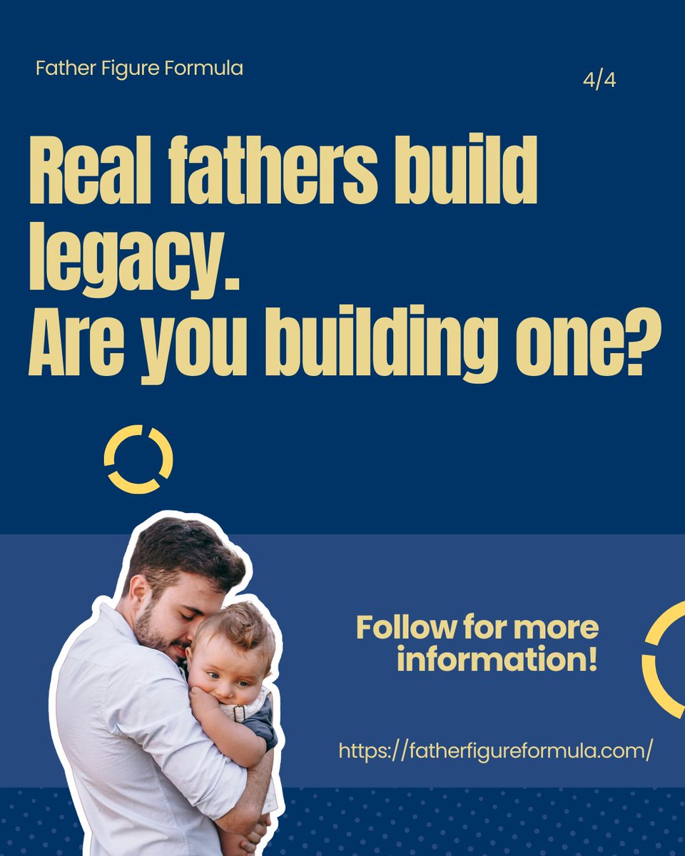 FatherFFormula's tweet image. Are you a father… or just a provider? 👀

Your kids don’t spell love S-U-C-C-E-S-S.
 They spell it T-I-M-E. ⏳❤️

Real fathers build legacy through presence.

Stop being “too busy.”
 Start creating moments that matter. 👨‍👧‍👦🔥

#Fatherhood #DadLife #PresentDad #FamilyFirst
