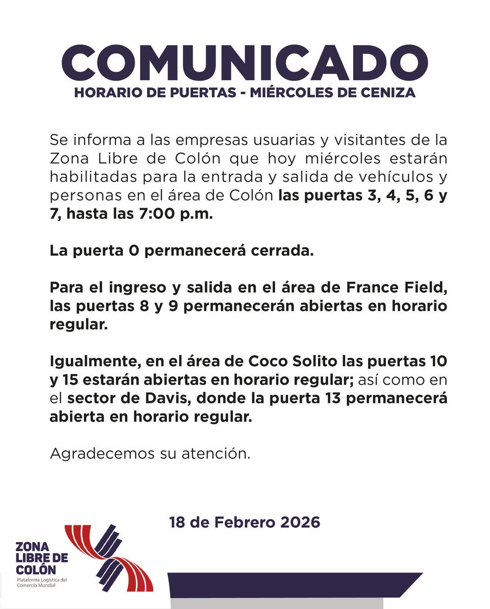 Zona Libre de Colón 🇵🇦 tweet media