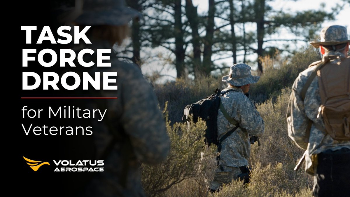 VolatusAero's tweet photo. Volatus Academy’s Task Force Drone course helps Canadian military veterans transition into civilian careers with hands-on flight training, certification &amp; real-world applications. Spots are filling quickly. Register now: https://t.co/InfucKhUZL
#VolatusAcademy #TaskForceDrones https://t.co/Mrx6QeQJma