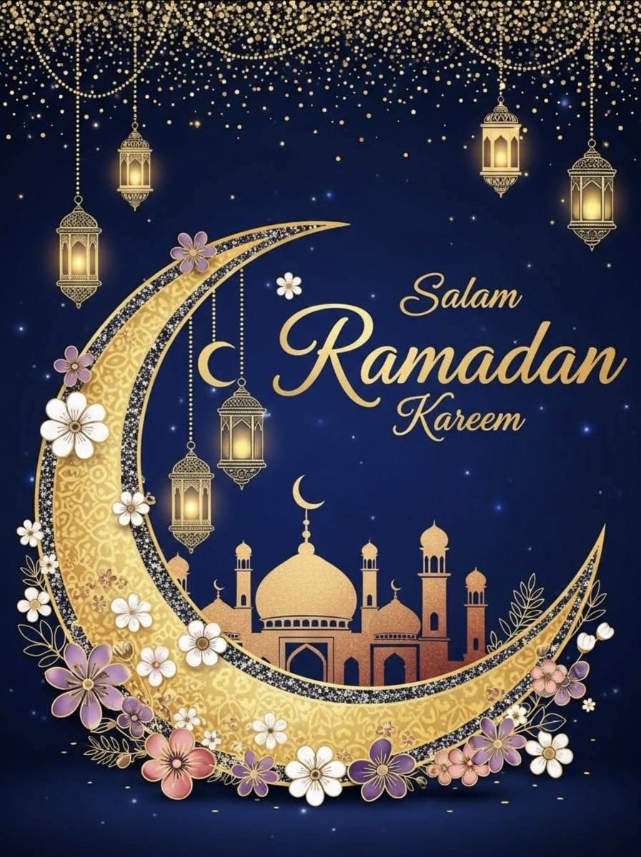 Ramadan Mubarak 2026! Wishing peace, blessings, and joy to all in this holy month. #RamadanMubarak