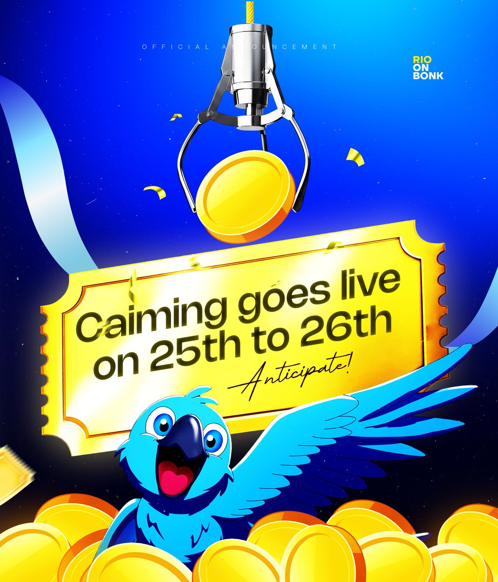 The countdown keeps moving.

<a href="/rioonbonk1/">$Rio On Bonk</a> launch is now set for 27th February 2026, and the team is making sure it’s smooth, stable and built to last.

For anyone who missed the first IDO, there’s a second chance from 22nd–25th February.
Small window, fair access, community first.