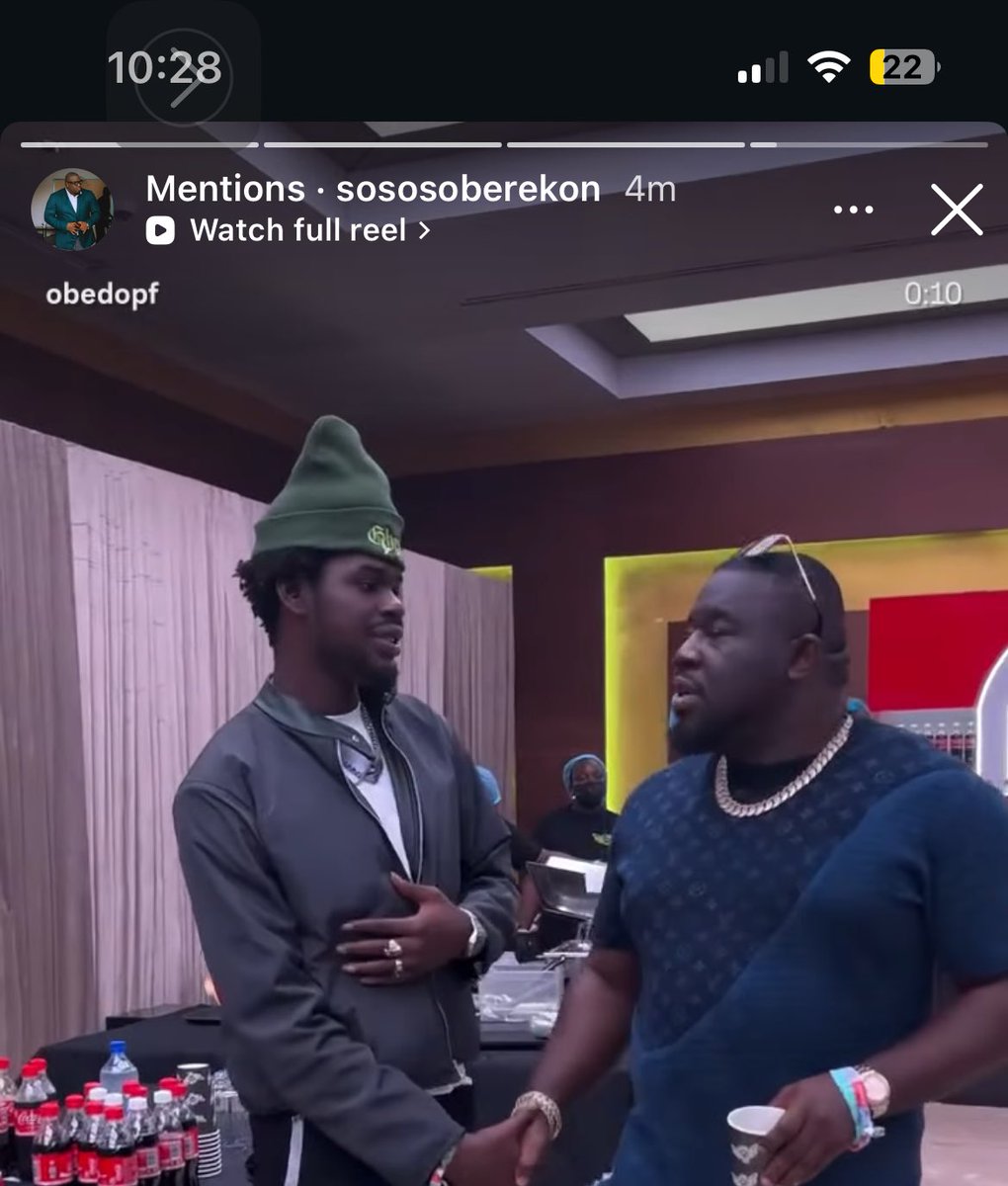 Big <a href="/sososoberekon/">Soso Soberekon (White Lion)</a> just co-signed Ghetto Youth 🦎