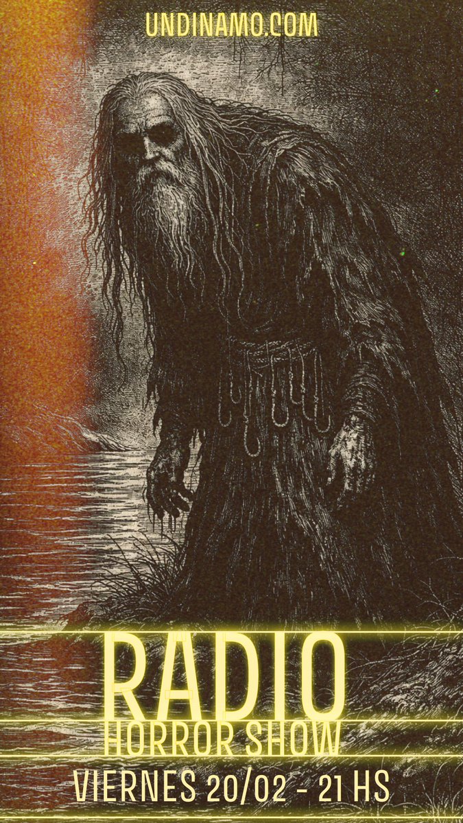 Este viernes a las 21 arranca Radio Horror Show por undinamo.com. Nueva temporada, nuevas historias, viejos fantasmas