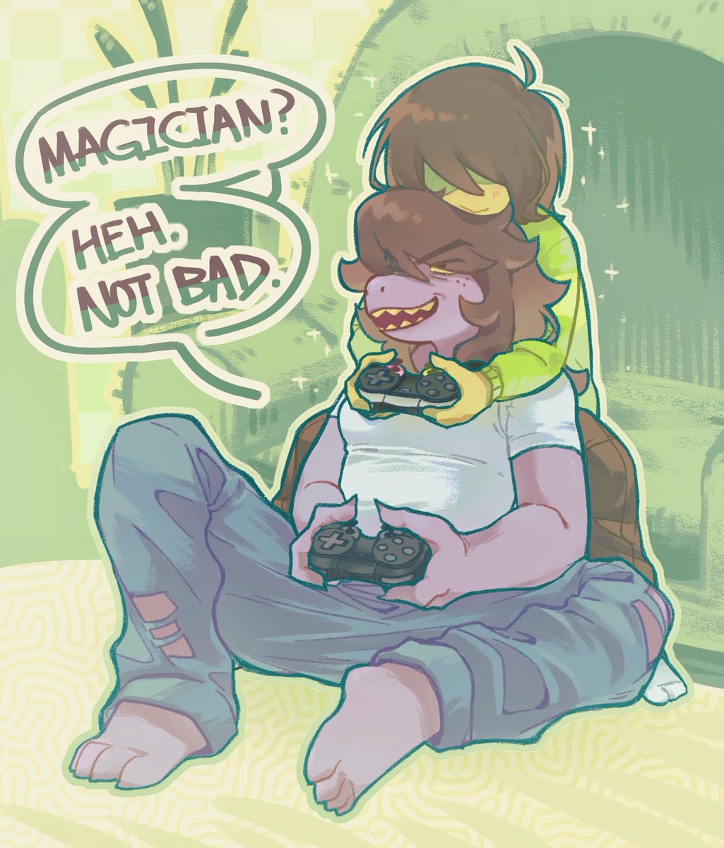 f_74s's tweet photo. 🎮🎮🎮
#DELTARUNE #krusie https://t.co/lKc6YDKnXG