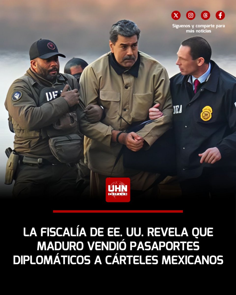 Maduro no solo entregó pasaportes a los terroristas de Hizbulah, también a sus socios de los carteles mexicanos, los que le llevaban la droga a EEUU.

No solo destruyó nuestro país, también vendió nuestra identidad y destruyó nuestra reputación. Es un criminal del gentilicio.