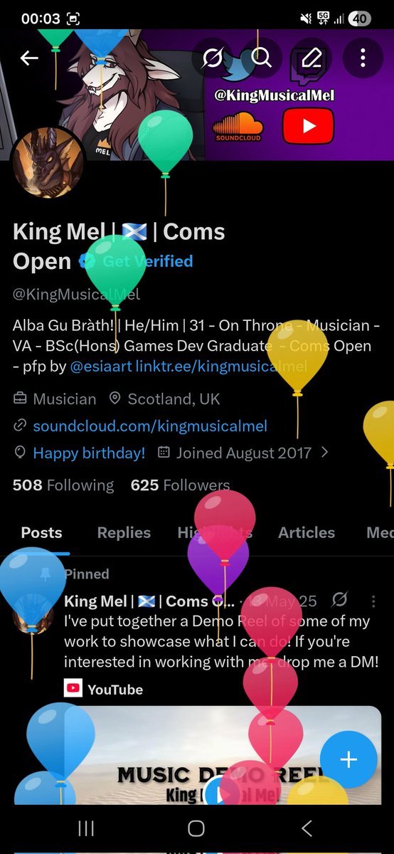 King Mel | 🏴󠁧󠁢󠁳󠁣󠁴󠁿 | Coms Open tweet media