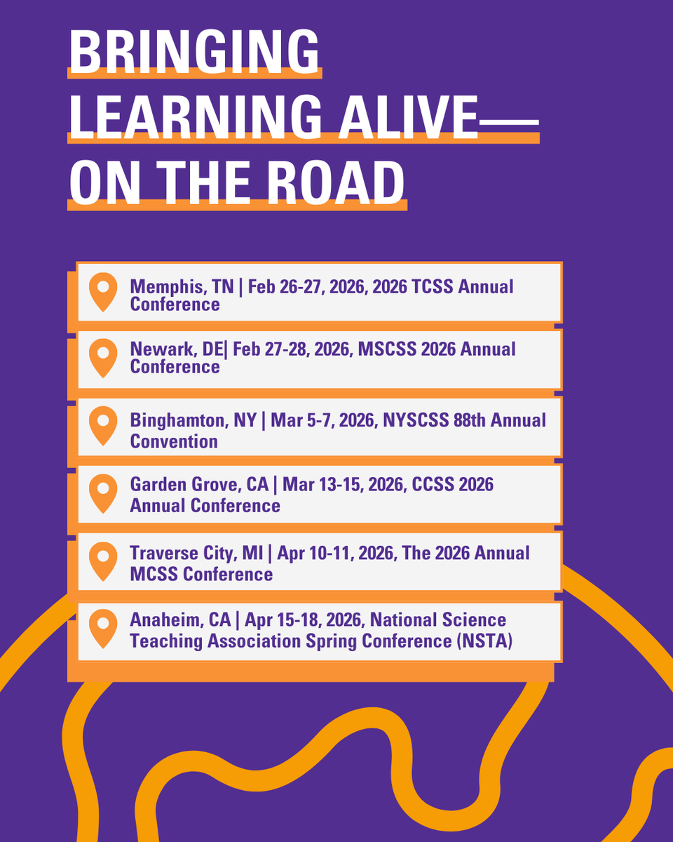 TeachTCI's tweet photo. This month, the TCI team is hitting the road. 🚗

We’ll be traveling across the country to listen, collaborate, and connect with educators and school and district leaders.

Let us know if we’ll see you at any of these events!

#NSTA2026 #CAEdChat #SSChat #SatChat https://t.co/vqd4UXSMyC