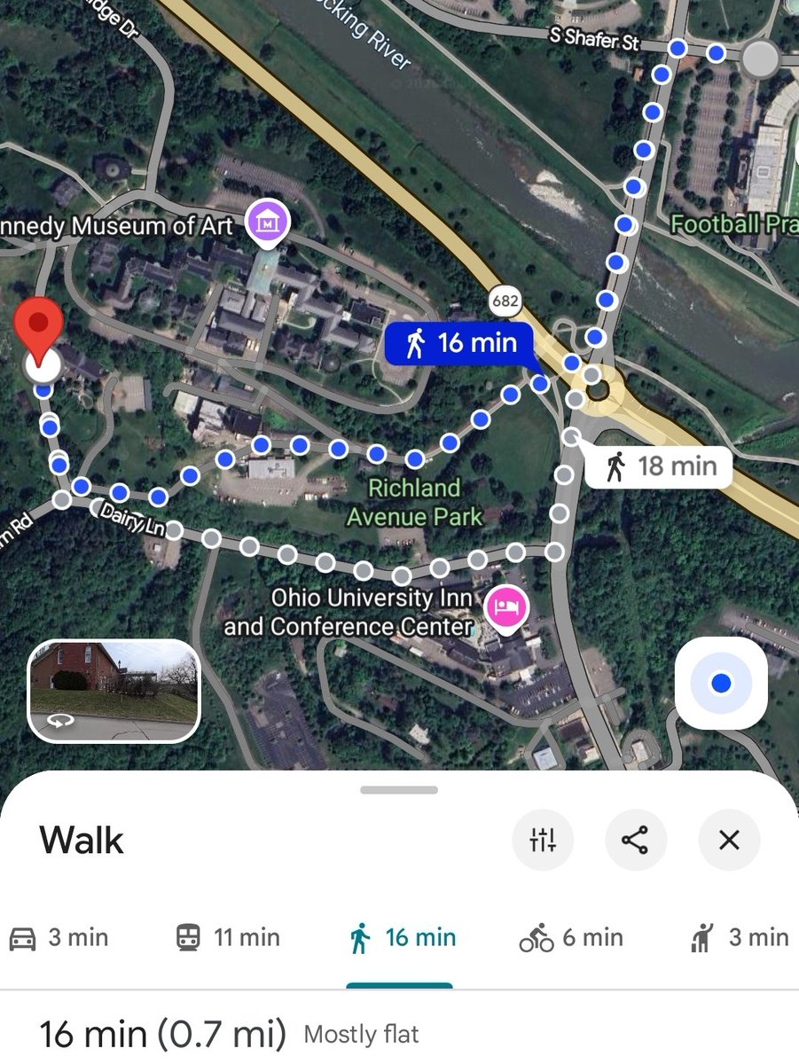 jeremiahks's tweet photo. @SickosCommittee Good morning! I believe there is still a mini golf course in or near Dairy Lane Park approximately 0.7 miles from Ohio University's Peden Stadium. 💚🤍😻 https://t.co/tiOOa2Ti3U