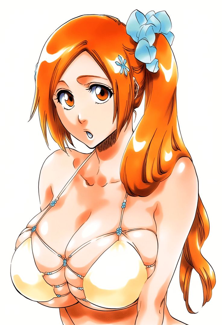 Geta_Boshi_'s tweet photo. Swimsuit Orihime summer loading... 🧡 https://t.co/wVT2h6lfTz