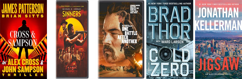 SheridanPLib's tweet photo. This week the Sheridan Public Library has 45 new books and two new movies.  New items include Cross and Sampson. https://t.co/LM7teRJ1DL https://t.co/ELVCuFMc3K