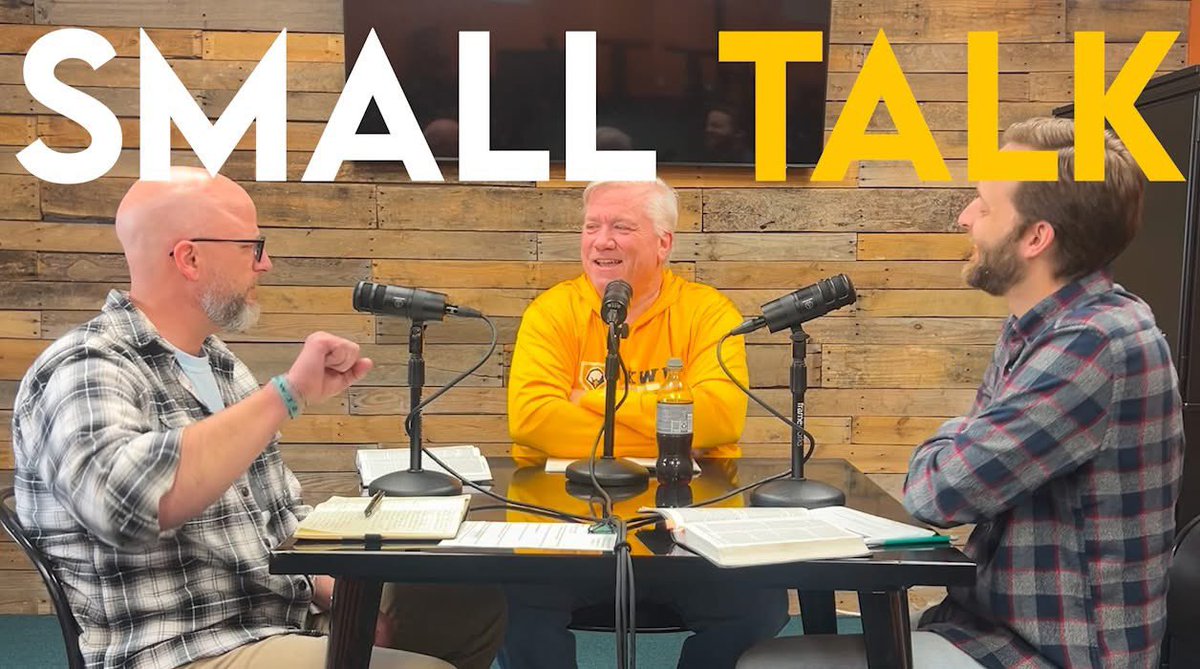 WallulaCC's tweet photo. SMALL TALK is here! Lance, Craig, and Zach look at what it means to long for our "heavenly dwelling", and why it can be hard to "live by faith and not by sight". Click one of the links!

https://t.co/qxVPjIF3Ns

https://t.co/7eF9uI2loL

https://t.co/tGlpIaKMhp https://t.co/K8UGq9cyhm