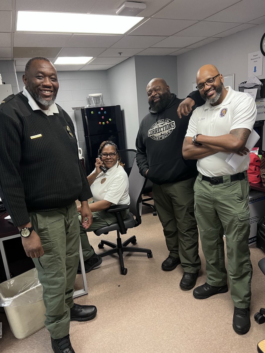 This moment was recently captured in our Operations Office. These officers are graduates of CELT Class 2005–2 and all of them have reached command staff ranks. From Lieutenants to Captain, these officers are examples of what years of dedication and hard work with PGDOC can do.