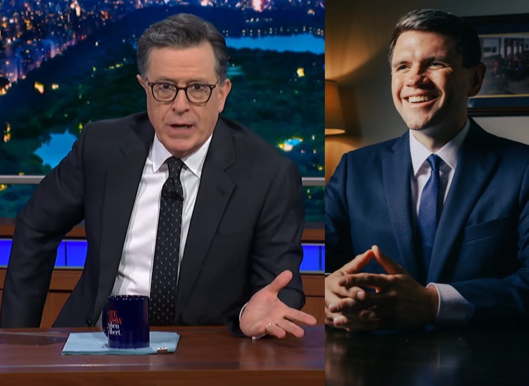 BREAKING: Stephen Colbert destroys CBS's damage control lies about the cancellation of his James Talarico interview and says that he's "so surprised that this giant global corporation would not stand up to these bullies."

He wasn't about to let them slither off the hook...