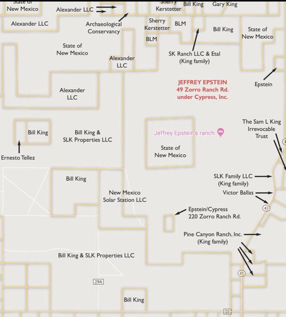 To note: the King families properties completely insulated Zorro ranch.