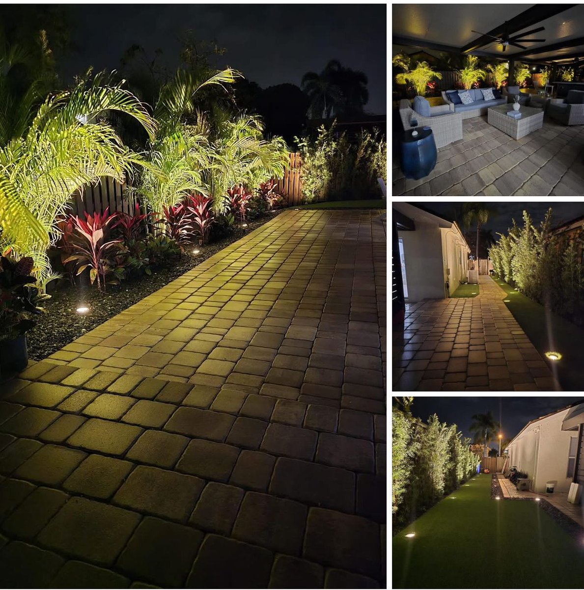WeTrimTrees's tweet image. When the sun goes down, your landscape still shines.
#LandscapeLighting #OutdoorLighting #YardLighting #GardenLighting #TrueImageLandscaping