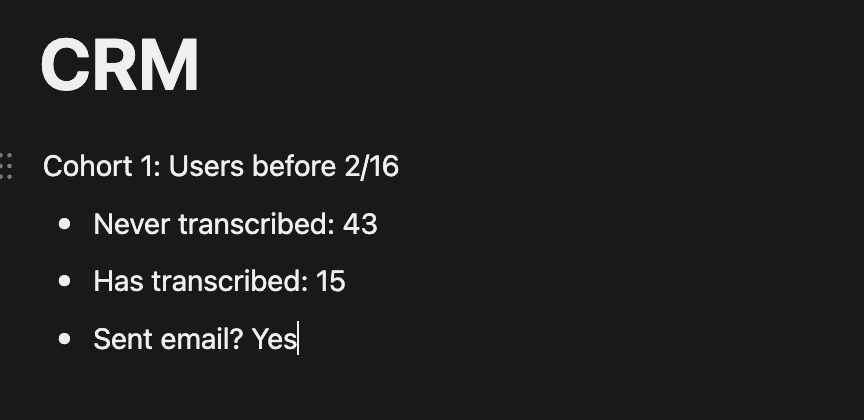 chillsoftware's tweet image. How my CRM looks as a baby SaaS founder (it's kinda cute actually 🤣)