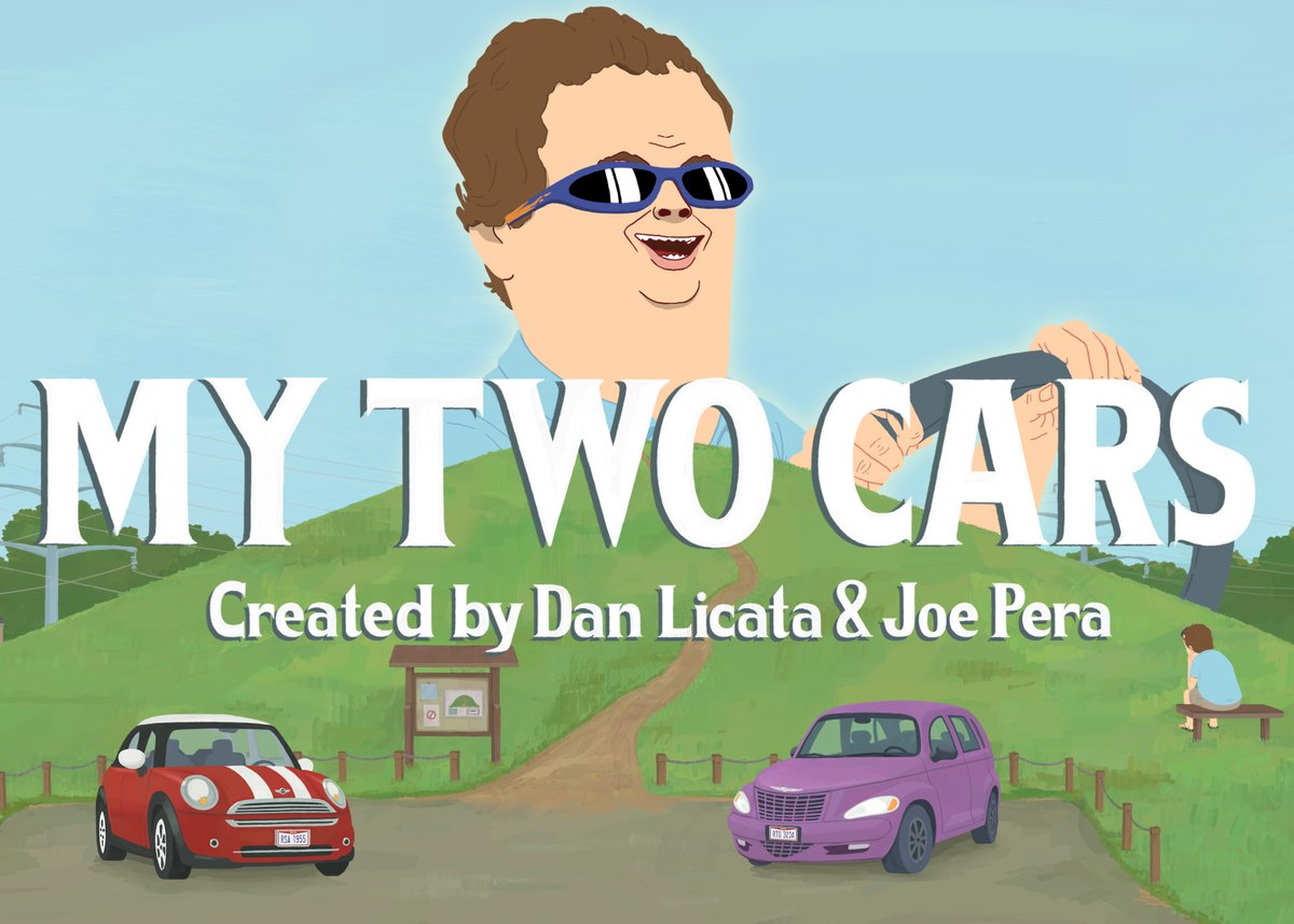Cool news: Upcoming series by <a href="/danlicatasucks/">Dan Licata</a> and <a href="/JosephPera/">Joe Pera</a> - My Two Cars has been greenlit for Adult Swim