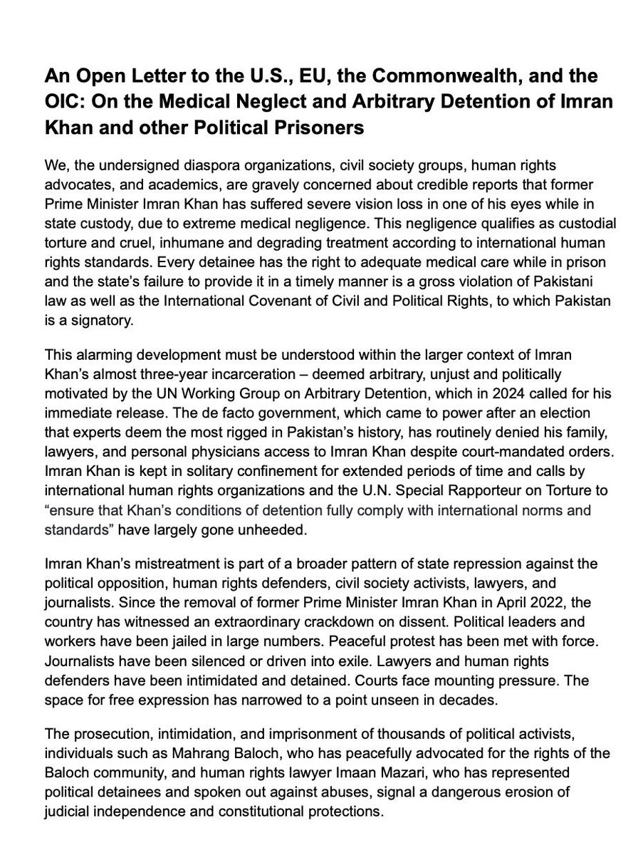 InsafPK's tweet photo. @MehlaqaCAPJ @ImranKhanPTI The Letter: https://t.co/mKc8CiyAdz