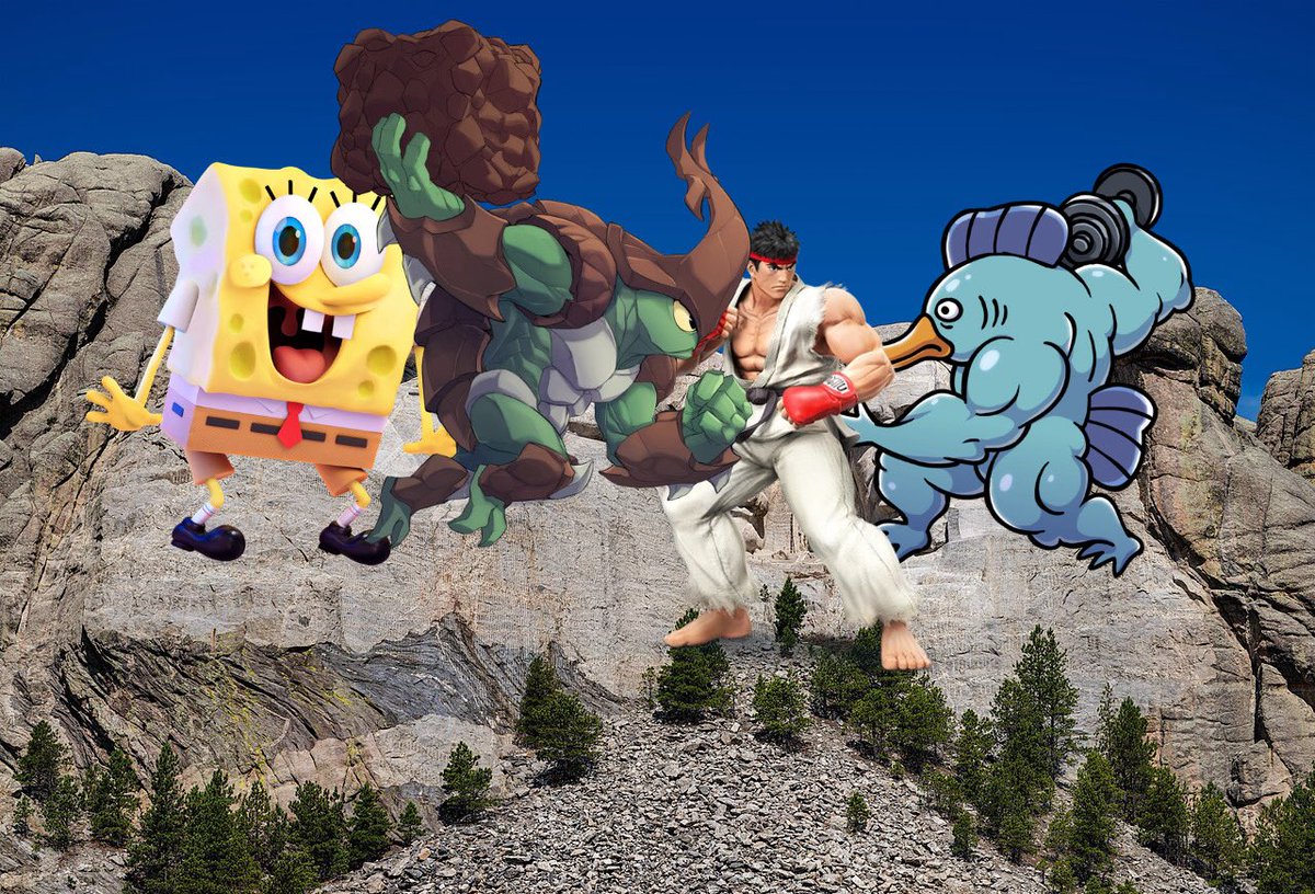 REAL MOUNT RUSHMORE OF FIGHTING GAME CHARACTERS