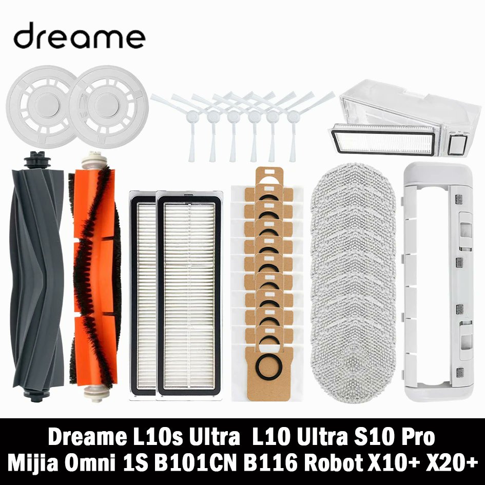 js05323's tweet photo. 이게 진짜라고? 2026 요즘 sns에서 난리난 Dreame L10s Ultra / L10S Pro XIAOMI Mijia Omni 1S B101CN B116 X10+ X20+ 로봇 진공 예비 부품 메인 사이드 브러시 Hepa 필터  리뷰 최다로 엄선된 최고의 제품을 소개합니다. -  https://t.co/jiIkGCLJFw https://t.co/erWghfKsNu