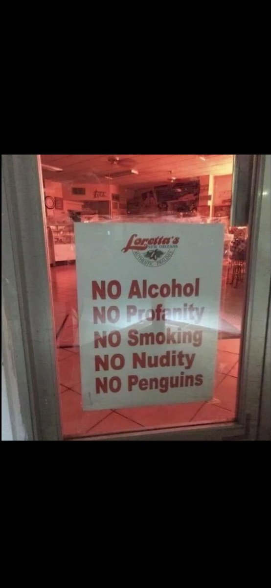 No penguins
